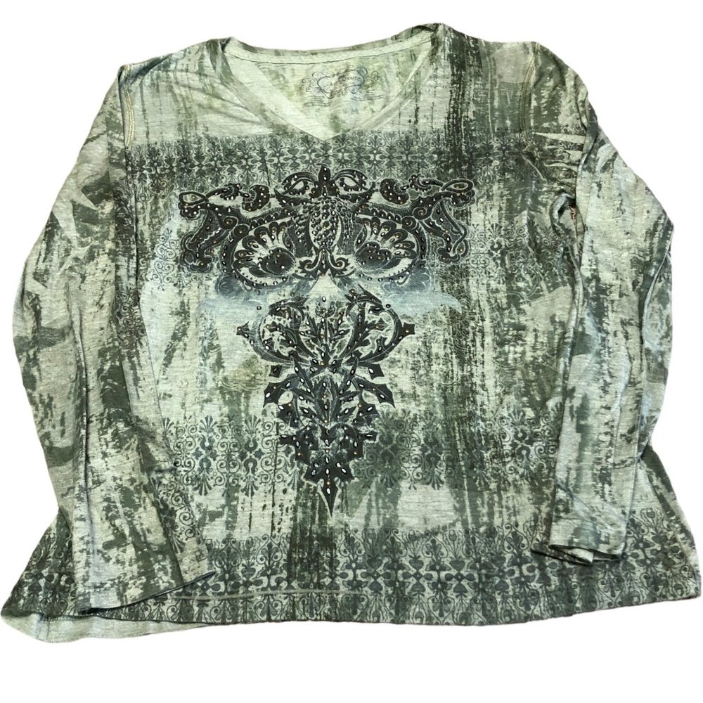 Greensource Women’s XL Long Sleeve T-Shirt Top‎
